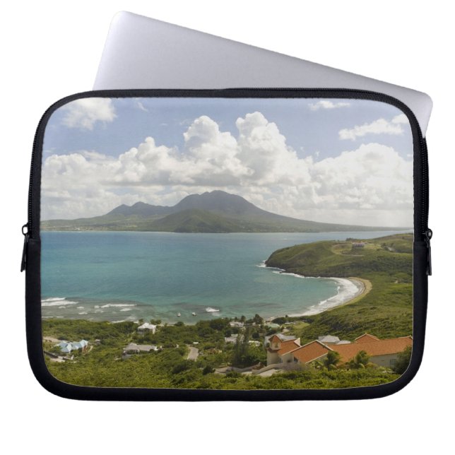 Turtle Beach, sydöstra halvön, St Kitts, Laptop Sleeve (Framsidan)