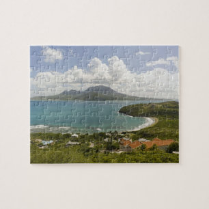 Turtle Beach, sydöstra halvön, St Kitts, Pussel