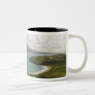 Turtle Beach, sydöstra halvön, St Kitts, Två-Tonad Mugg