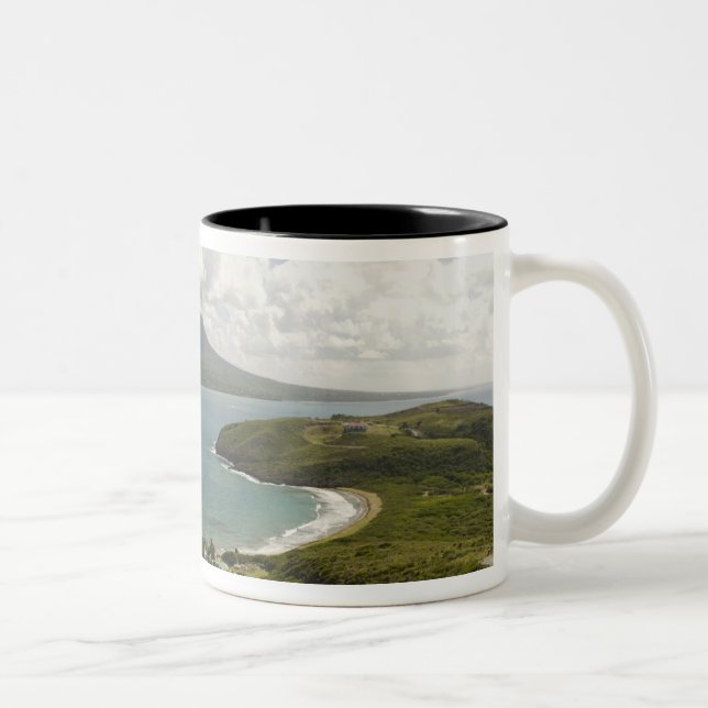 Turtle Beach, sydöstra halvön, St Kitts, Två-Tonad Mugg (Höger)