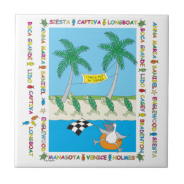 Turtle Beacher Kakelplatta