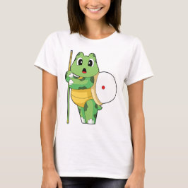 Turtle Billiard Queue T Shirt