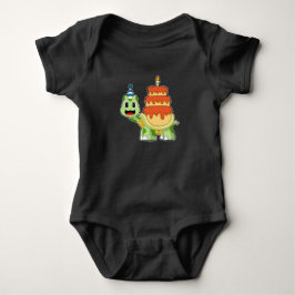 Turtle Birthday Cake Candle T Shirt