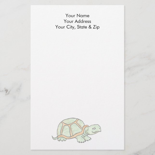 Turtle Brevpapper (Framsida)