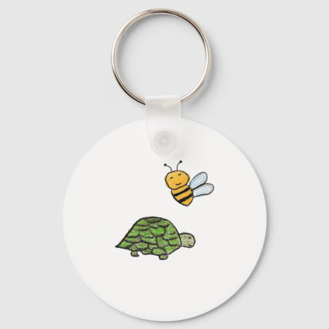 Turtle Bumblebee Nyckelring (Framsida)