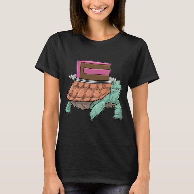 Turtle Cake T Shirt (Framsida)