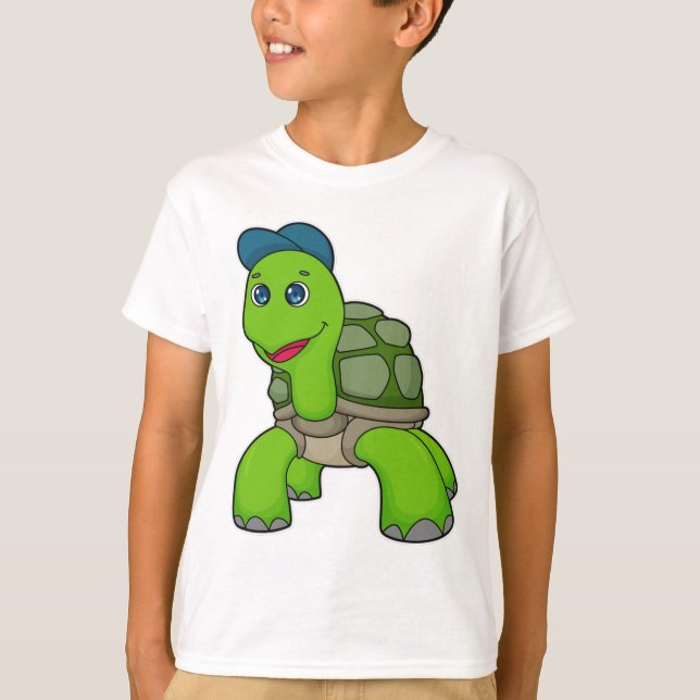 Turtle Cap T Shirt (Framsida)