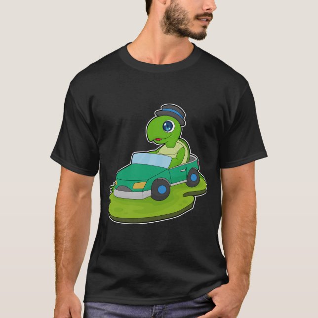 Turtle Car T Shirt (Framsida)
