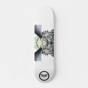 Turtle Chimera i pastel färger Mini Skateboard Bräda 18,5 Cm