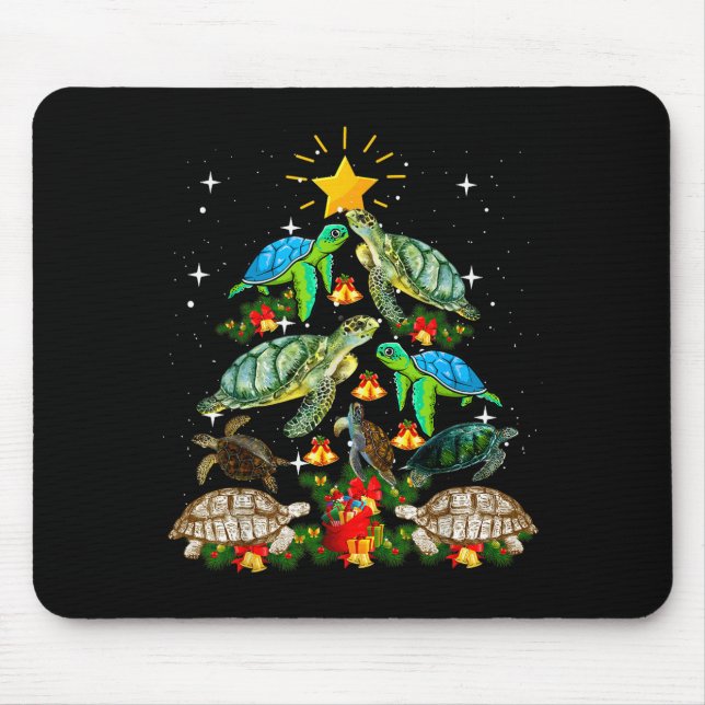 Turtle Christmas Tree Shirt  Musmatta (Framsidan)