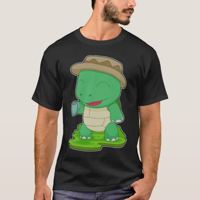 Turtle Coffee Kopp T Shirt (Framsida)