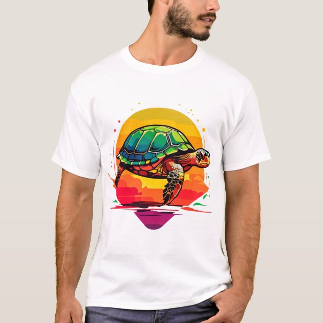 Turtle Copy Copy Copy T Shirt (Framsida)