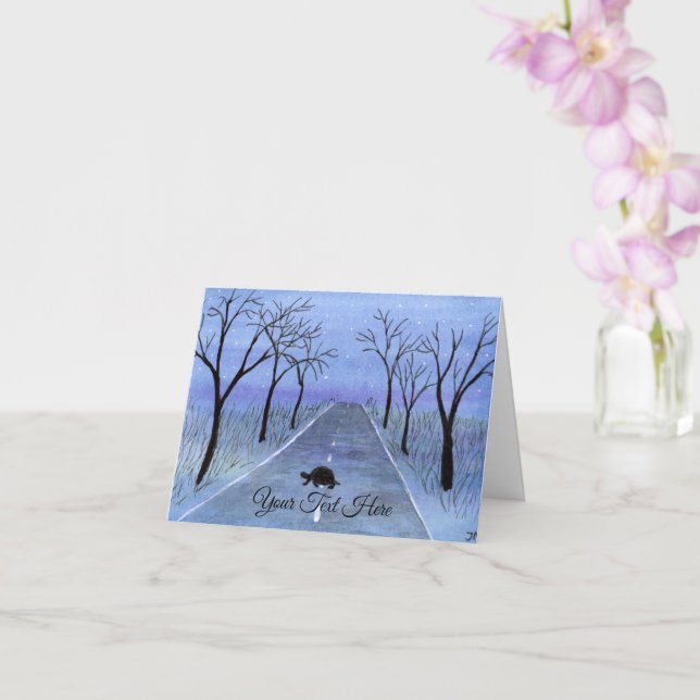 Turtle Crossing Kort (Orkide)