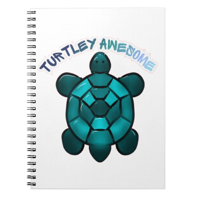  Turtle Cute Pun Funny Animal Gift Anteckningsbok (Framsidan)