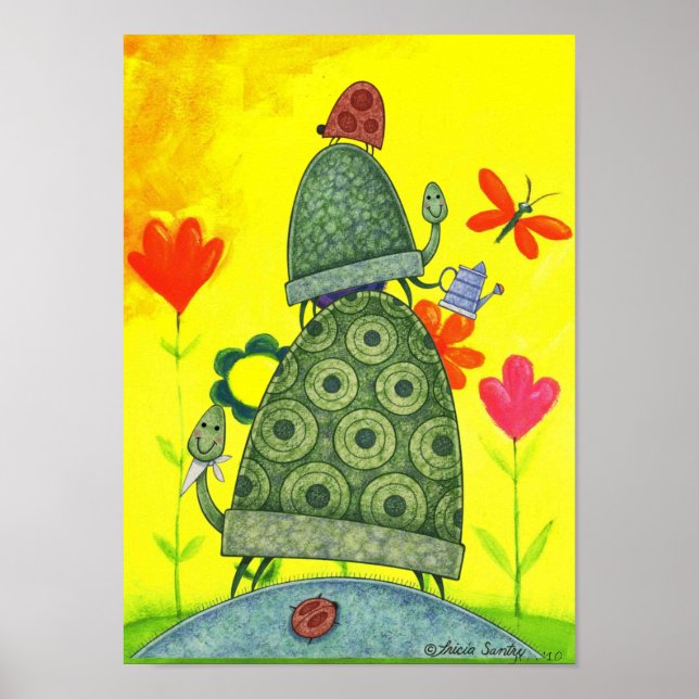 Turtle Dance Poster (Framsidan)