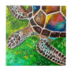 Turtle Decorative Tile Kakelplatta
