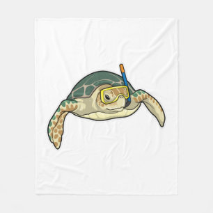Turtle Diver Snorkel Fleecefilt