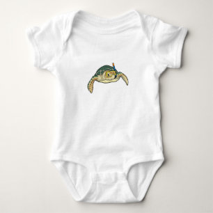 Turtle Diver Snorkel T Shirt