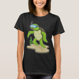 Turtle Diver Snorkel T Shirt