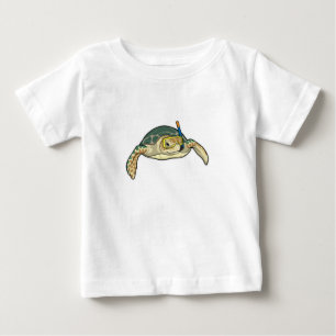 Turtle Diver Snorkel T Shirt