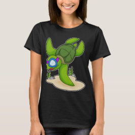 Turtle Diver Swimming goggel T Shirt
