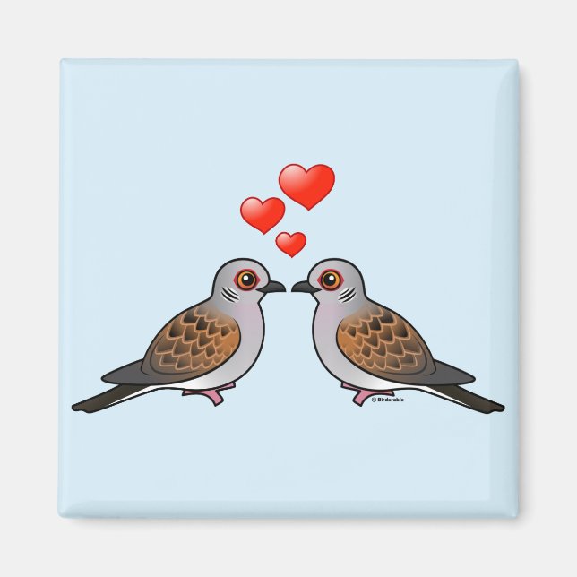 Turtle Doves i Kärlek Magnet (Framsidan)