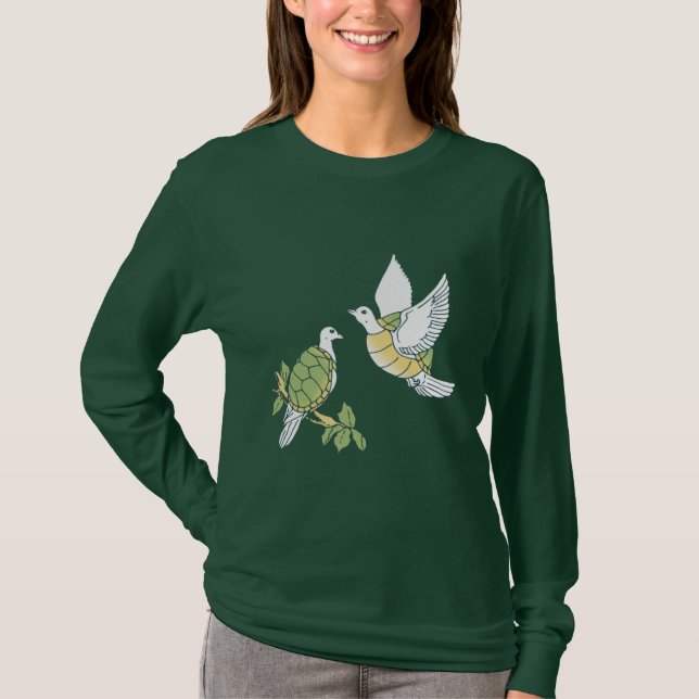 Turtle Doves T Shirt (Framsida)