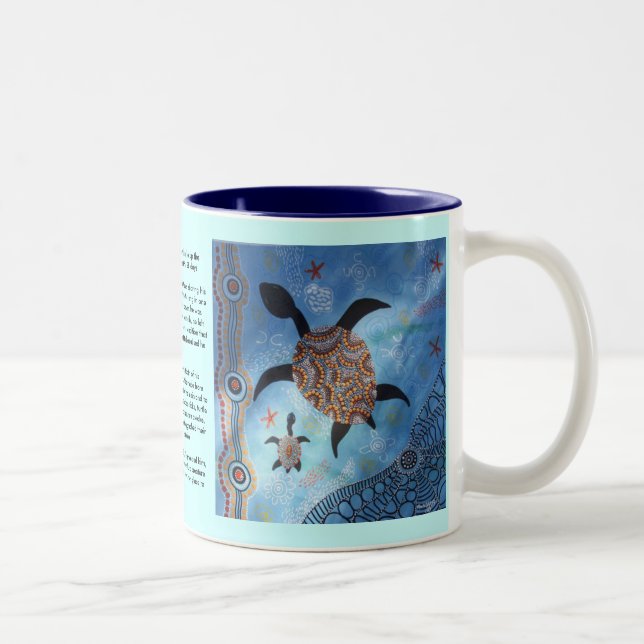 Turtle Dreaming Mugg med Dreamtime Story (Höger)