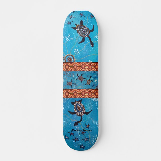 TURTLE DREAMING SKATEBOARD BRÄDA 20 CM (Framsida)