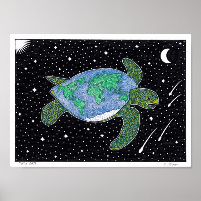 Turtle Earth Poster (Framsidan)