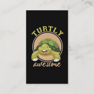 Turtle Fantastisk Reptile Aquarium Cute Sea Turtle Visitkort
