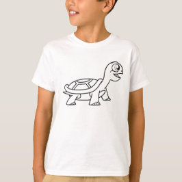 Turtle färg själv t shirt