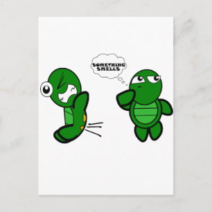 Turtle Fart Vykort