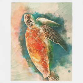Turtle Fleece Blanket