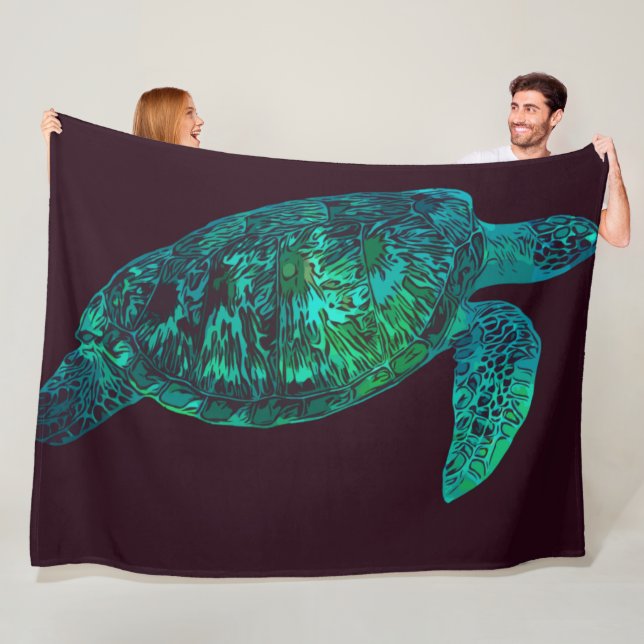 Turtle Fleece Blanket (På plats)