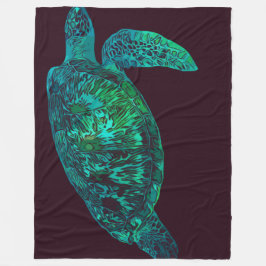 Turtle Fleece Blanket