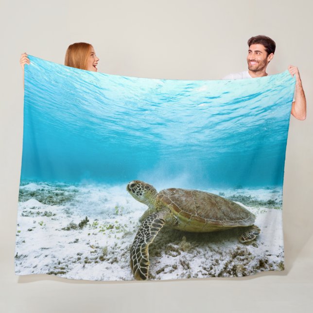 Turtle Fleece Blanket (På plats)