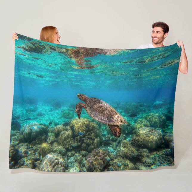 Turtle Fleece Blanket (På plats)