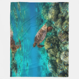 Turtle Fleece Blanket
