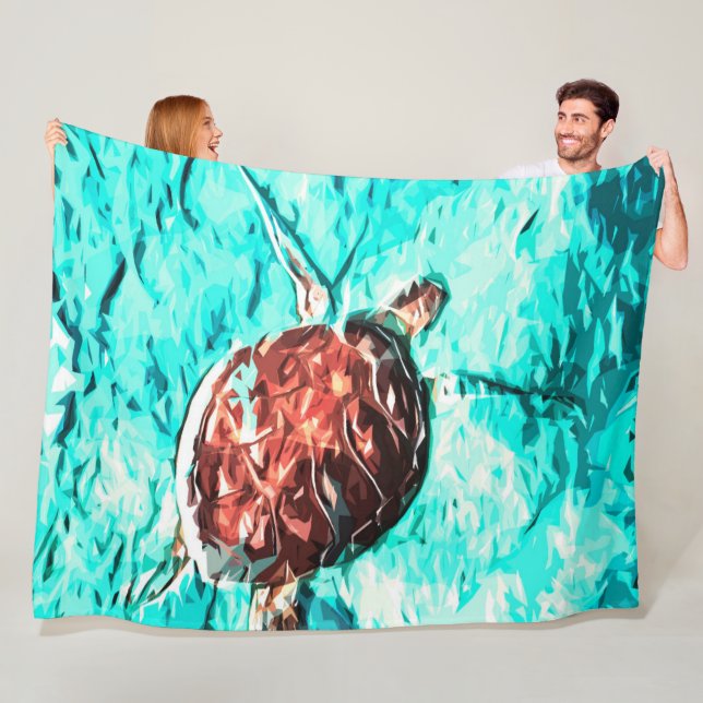 Turtle Fleecefilt (På plats)