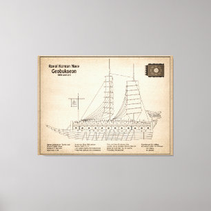 Turtle Frakt Geobukseon - Frakt Blueprint SD Canvastryck