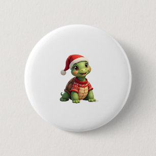 Turtle ful ugly jultröja julhatt jul T-shirt (1 Knapp