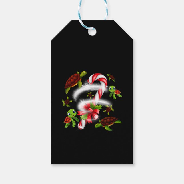 Turtle Gift | Turtle Candy Sweet Presentetikett (Framsidan)