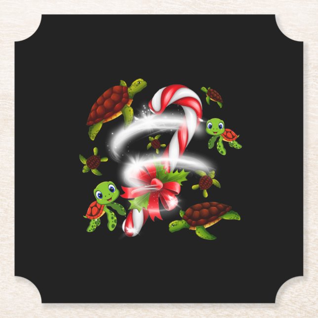 Turtle Gift | Turtle Candy Sweet Underlägg Papper (Framsida)