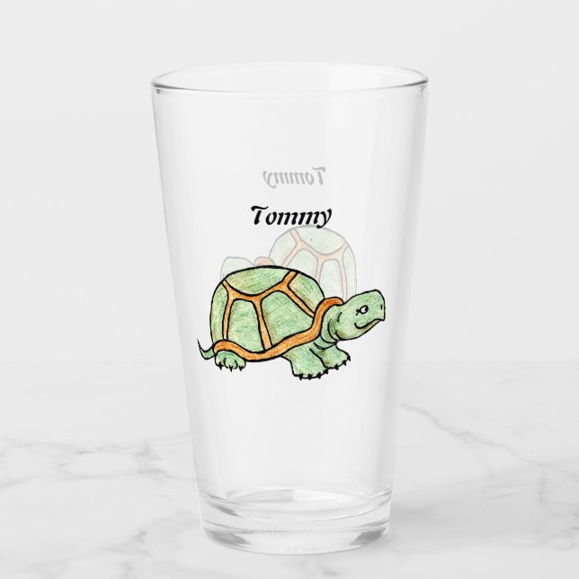 Turtle Glass Glaskopp (Framsida)