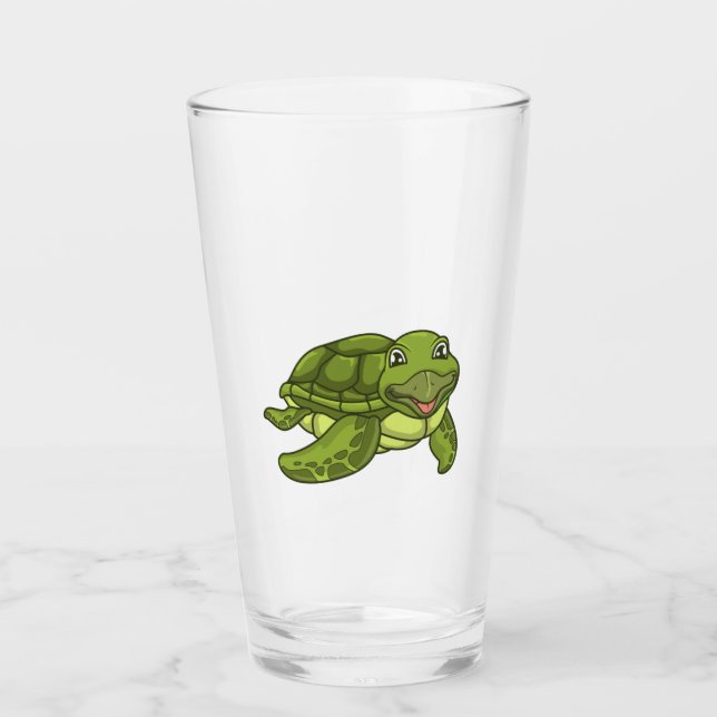 Turtle Glass Glaskopp (Framsida)