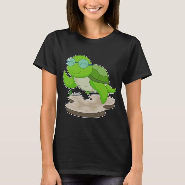Turtle Glasses T Shirt (Framsida)