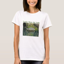 Turtle gör mig till sjömilsavslappnad Grönt Sjö T Shirt