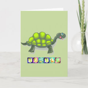 Turtle Greeting Card Kort