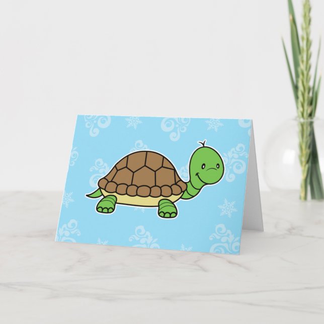 Turtle greeting Card Kort (Framsida)